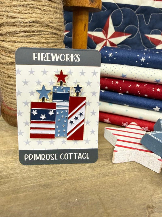 Fireworks Needle Minder by Primrose Cottage Stitches