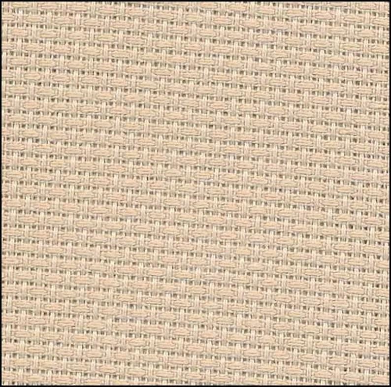 14 count MUSHROOM Aida Fabric - 20" x 22"