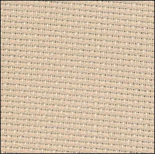 18 count MUSHROOM Aida Fabric - See description for size options