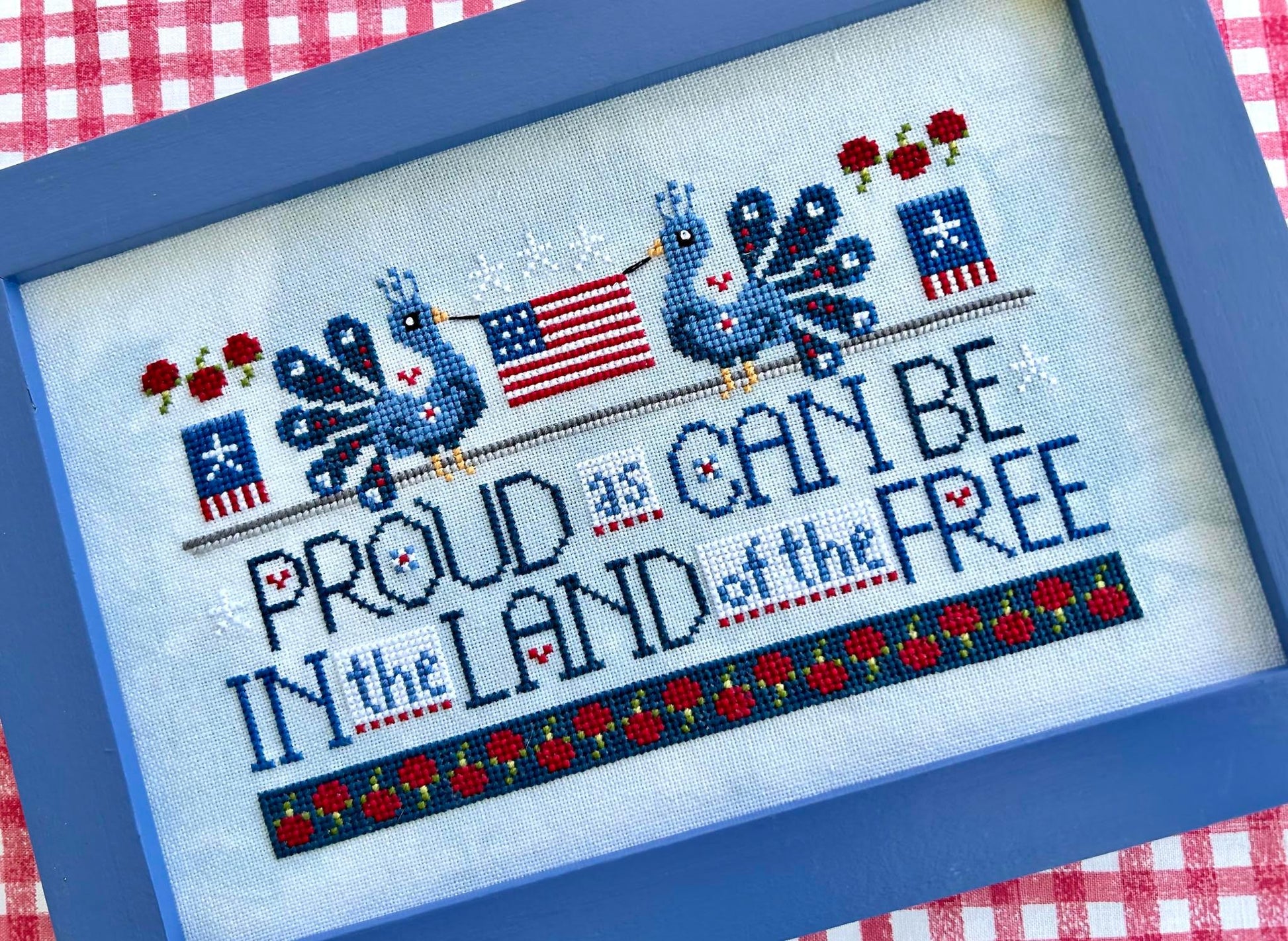 WordyBirds July - Cross Stitch Paper Pattern