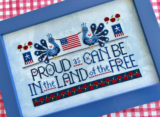 WordyBirds July - Cross Stitch Paper Pattern