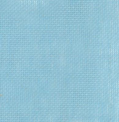 28 count Aqua Blue Light Linen - 18" x 27"
