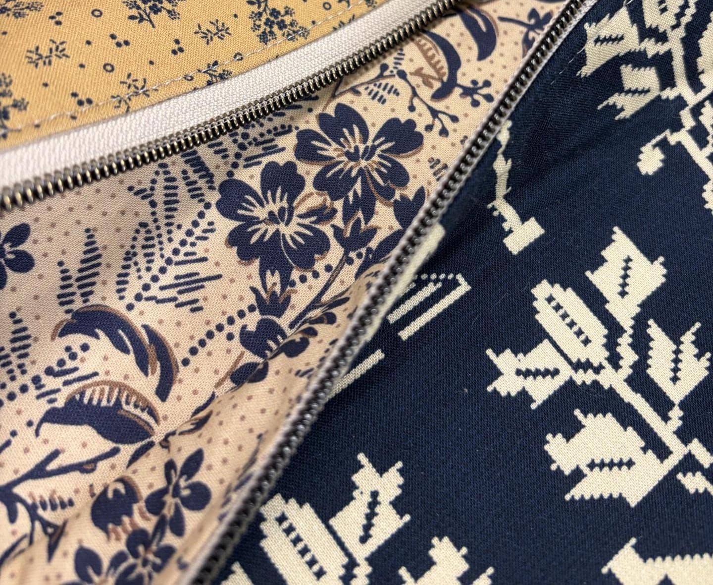 Project Bag 12 x 14 - Cloth - Indigo Schoolhouse