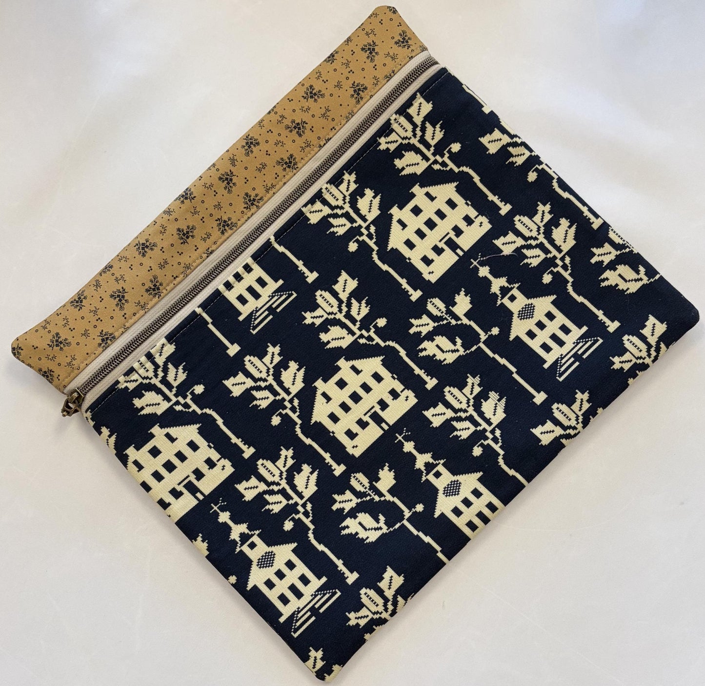 Project Bag 12 x 14 - Cloth - Indigo Schoolhouse