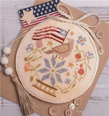 Liberty Bird - Cross Stitch Paper Pattern