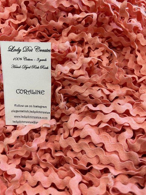 Coraline Rick Rack Trim (3 yards) - 1/2 inch - Lady Dot Creates