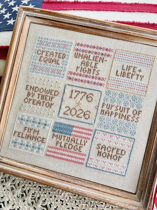 We Hold These Truths - Cross Stitch Paper Pattern