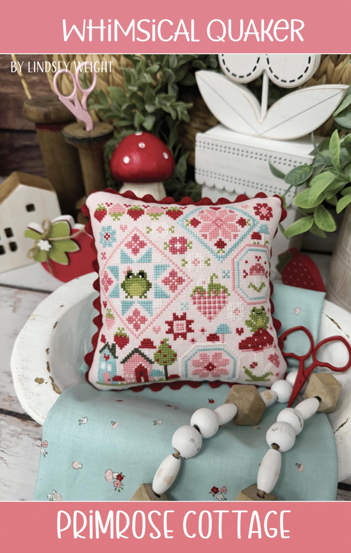 PREORDER!! Whimsical Quaker by Primrose Cottage Stitches - Cross Stitch Paper Pattern