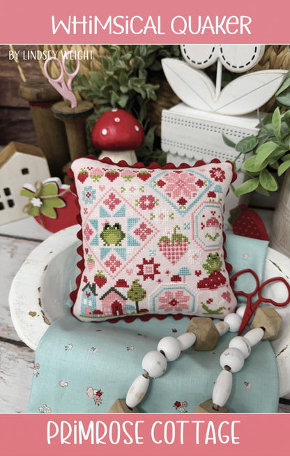 PREORDER!! Whimsical Quaker by Primrose Cottage Stitches - Cross Stitch Paper Pattern