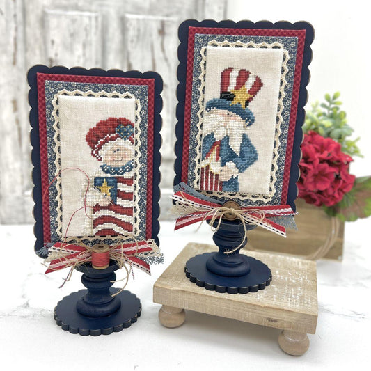 PREORDER!! Sam & Betsy by Dirty Annie's - Cross Stitch Paper Pattern