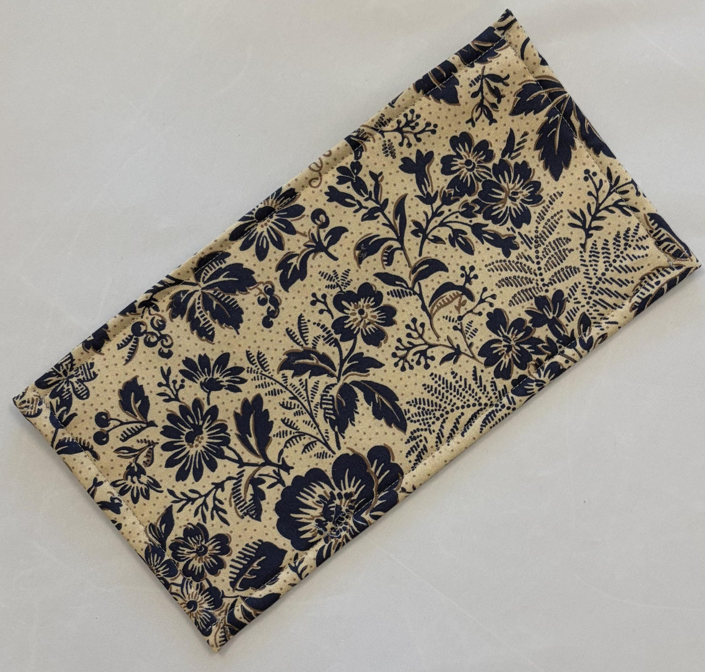 Notions Bag 5" x 10" - Vinyl Front - Indigo Schoolhouse