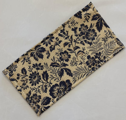 Notions Bag 5" x 10" - Vinyl Front - Indigo Schoolhouse