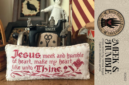PREORDER!! Meek & Humble by Teresa Kogut - Cross Stitch Paper Pattern