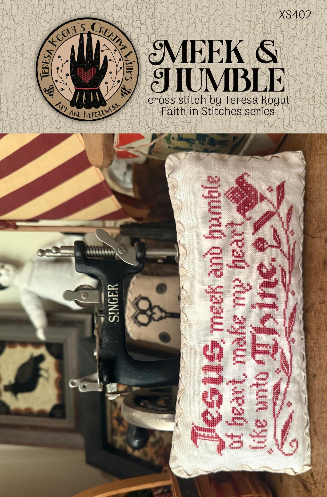 PREORDER!! Meek & Humble by Teresa Kogut - Cross Stitch Paper Pattern