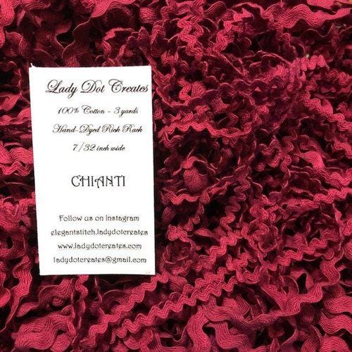Chianti Rick Rack Trim (3 yards) - 7/32 inch - Lady Dot Creates