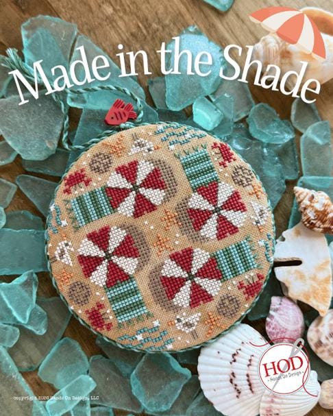 PREORDER!! Made in the Shade by Hands on Design - Cross Stitch Paper Pattern