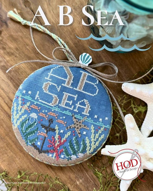 PREORDER!! A B Sea by Hands on Design - Cross Stitch Paper Pattern
