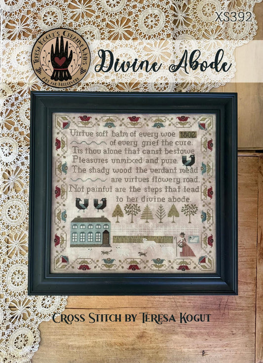 PREORDER!! Divine Abode by Teresa Kogut - Cross Stitch Paper Pattern