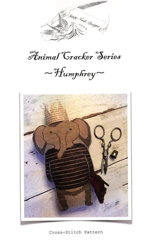Animal Cracker Series - Humphrey - by Stacy Nash Designs - Cross Stitch Paper Pattern