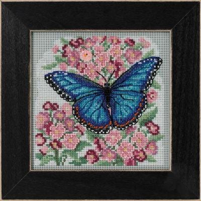 Blue Morpho Butterfly Mill Hill Kit