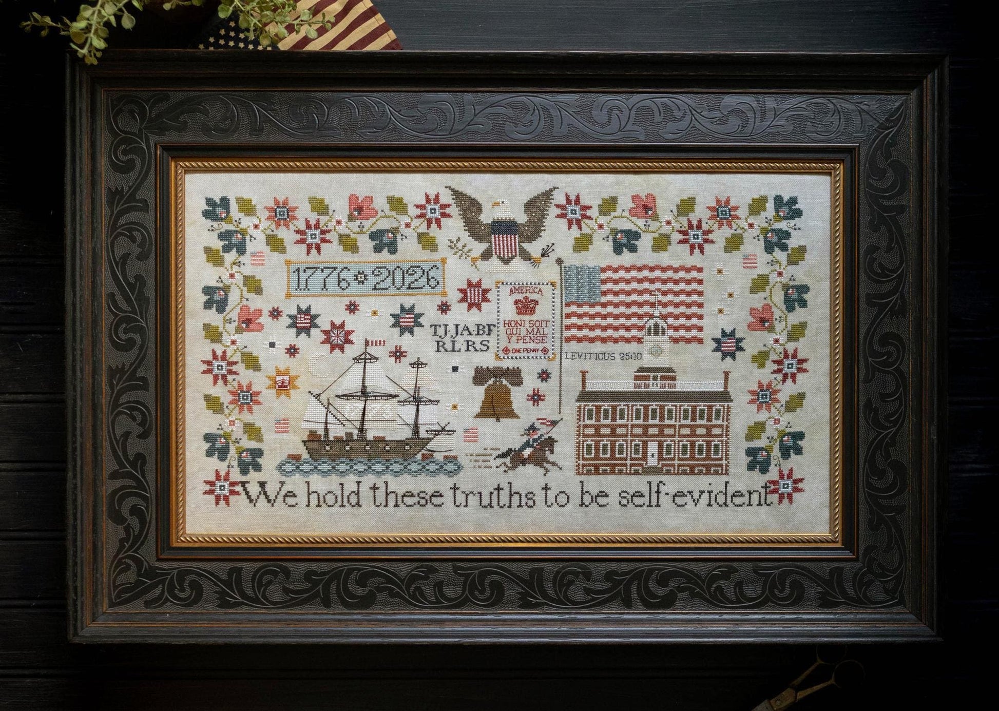 PRE-ORDER!! American 250 by Plum Street Samplers - Cross Stitch Paper Pattern