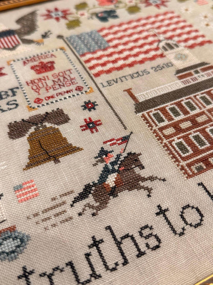 PRE-ORDER!! American 250 by Plum Street Samplers - Cross Stitch Paper Pattern