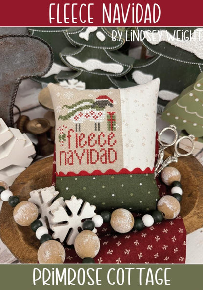 PRE-ORDER!! Fleece Navidad by Primrose Cottage Stitches - Cross Stitch Paper Pattern