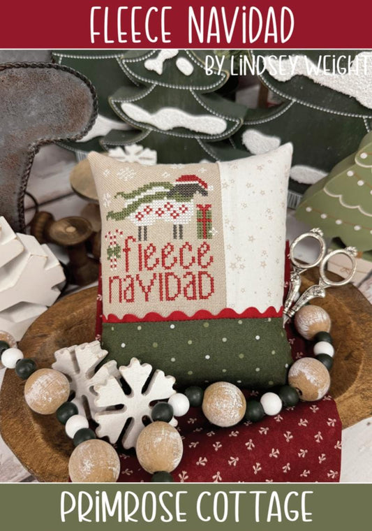 PRE-ORDER!! Fleece Navidad by Primrose Cottage Stitches - Cross Stitch Paper Pattern