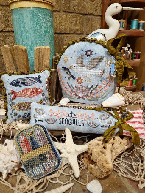 Sardine Thieves by Quaint Rose Needlearts - Cross Stitch Paper Pattern