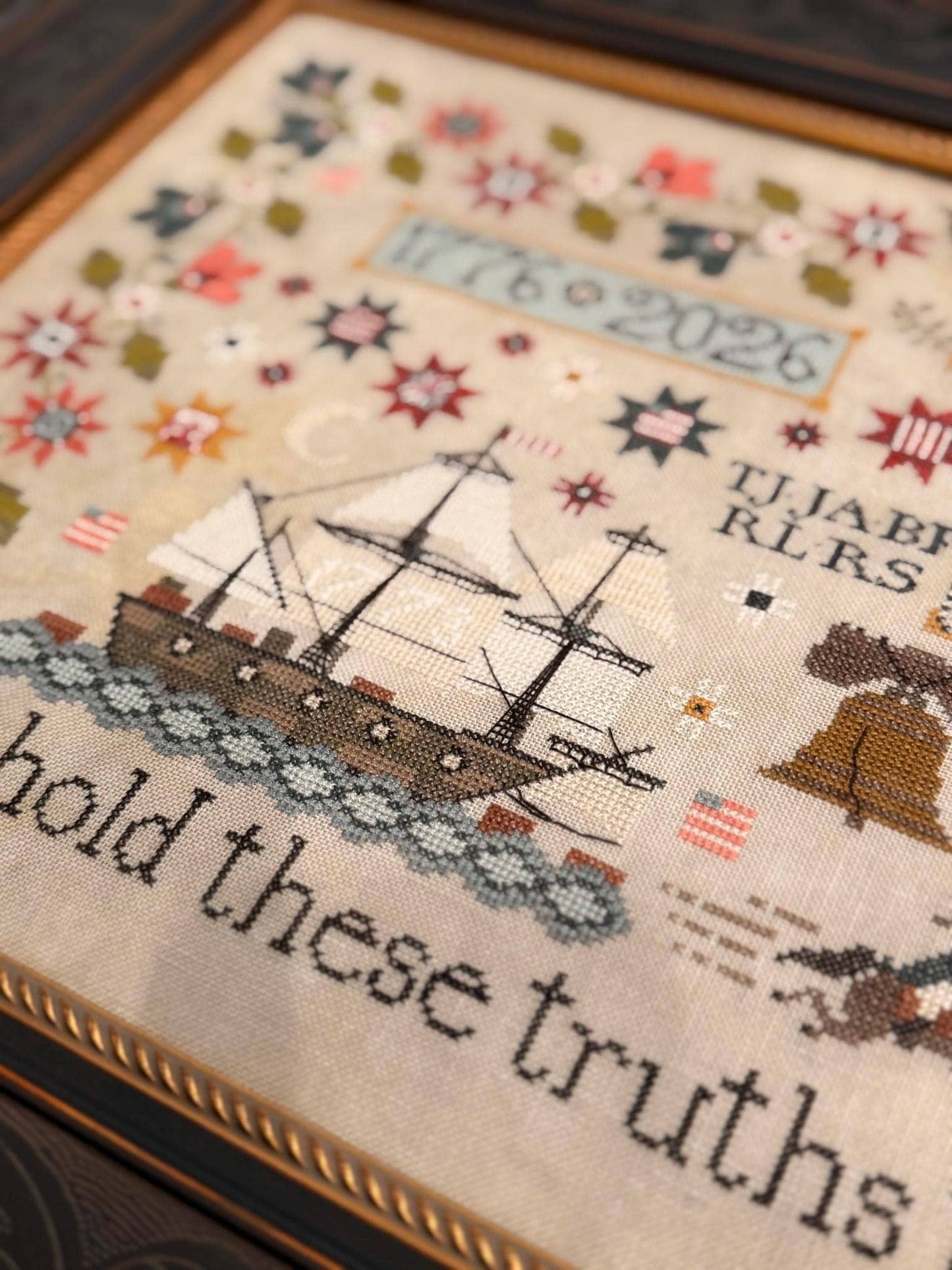 PRE-ORDER!! American 250 by Plum Street Samplers - Cross Stitch Paper Pattern