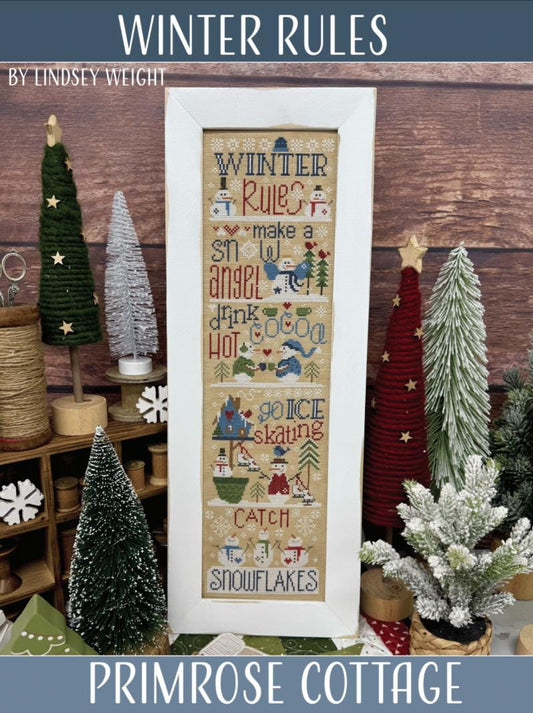 PRE-ORDER!! Winter Rules by Primrose Cottage Stitches - Cross Stitch Paper Pattern