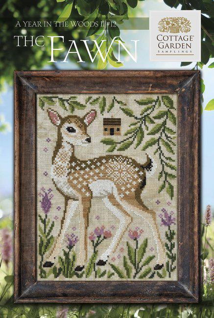 A Year In The Woods - The Fawn - by Cottage Garden Samplings - Cross Stitch Paper Pattern