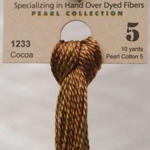 Cocoa #1233 Pearl Cotton Size 5 - Weeks Dye Works
