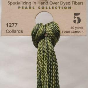 Collards #1277 Pearl Cotton Size 5 - Weeks Dye Works