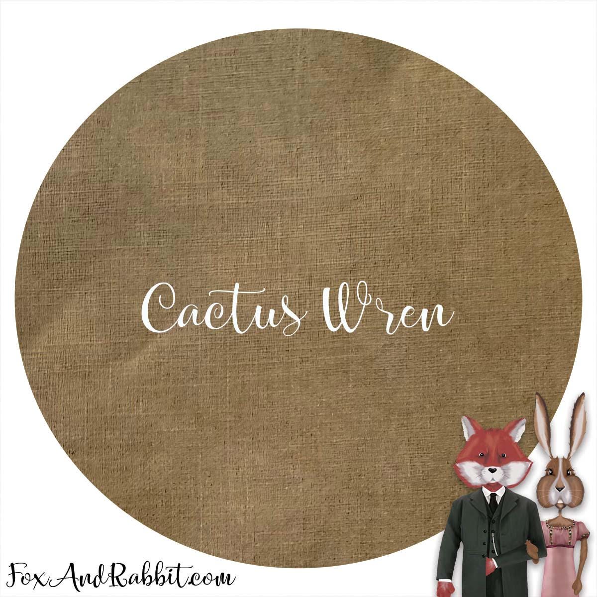 18 count Cactus Wren Aida by Fox and Rabbit