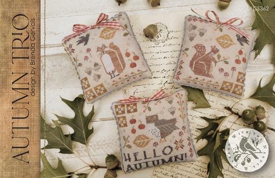 Autumn Trio by With Thy Needle & Thread - Cross Stitch Paper Pattern