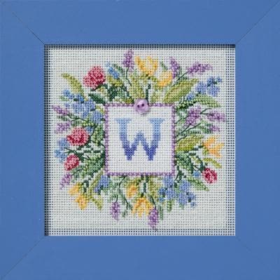 Floral Monogram Mill Hill Kit
