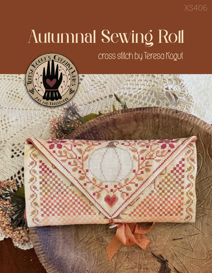 Autumnal Sewing Roll by Teresa Kogut (PRE-ORDER)- Cross Stitch Paper Pattern