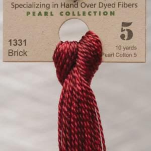 Brick #1331 Pearl Cotton Size 5 - Weeks Dye Works