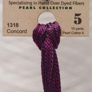 Concord #1318 Pearl Cotton Size 5 - Weeks Dye Works