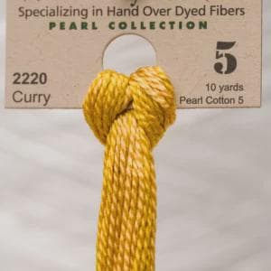 Curry #2220 Pearl Cotton Size 5 - Weeks Dye Works