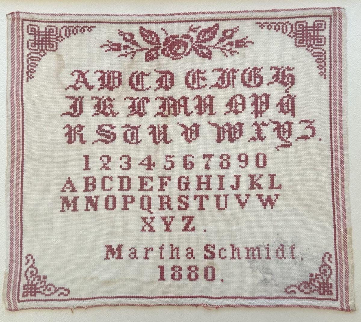 Martha Schmidt 1880 by Cross Stitch Antiques (PRE-ORDER) - Cross Stitch Paper Pattern
