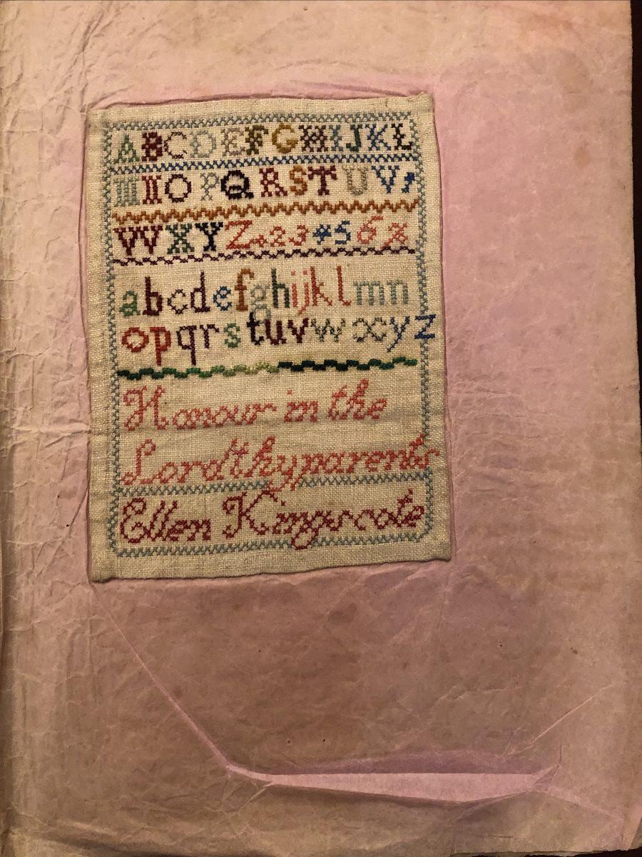 Ellen Kingscole English Specimen Pages by Cross Stitch Antiques (PRE-ORDER) - Cross Stitch Paper Pattern