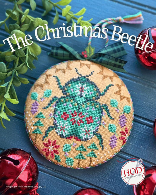 The Christmas Beetle by Hands on Design (PRE-ORDER) - Cross Stitch Paper Pattern