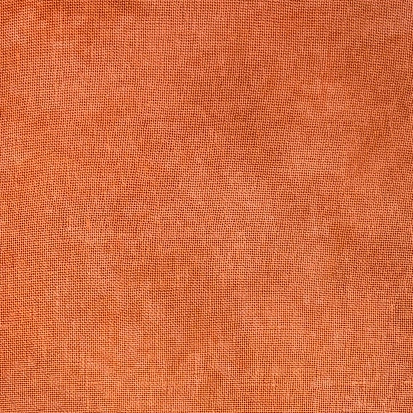 32 count Harvest Pumpkin Linen by Fabrics by Stephanie
