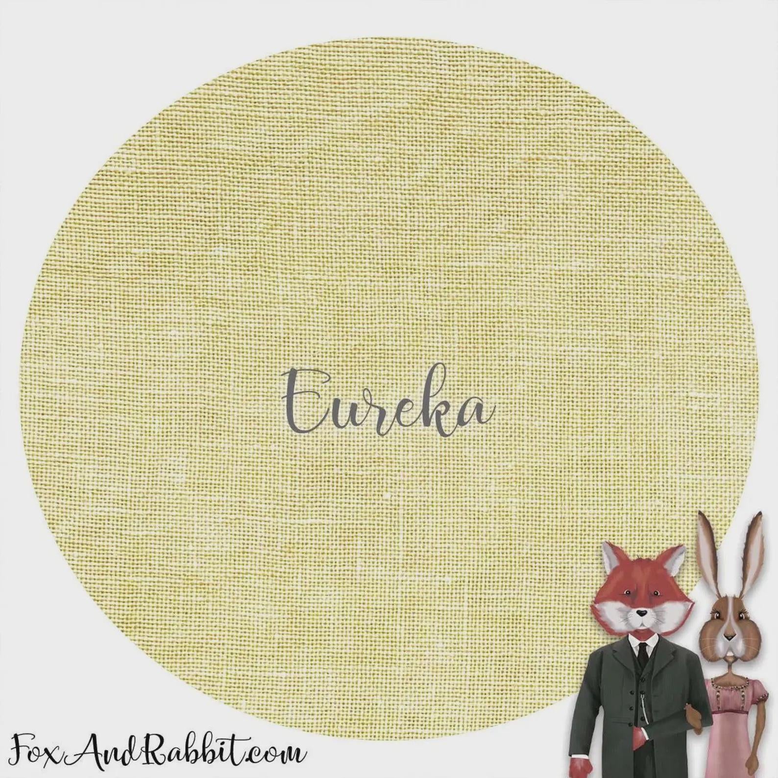 28 count Eureka Linen by Fox and Rabbit
