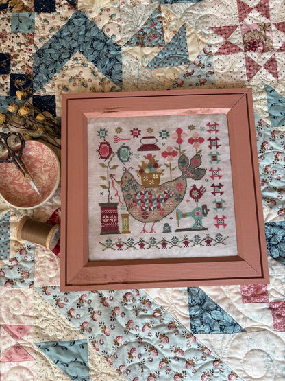 Quilty Bird by Pansy Patch Quilts and Stitchery (PRE-ORDER) - Cross Stitch Paper Pattern