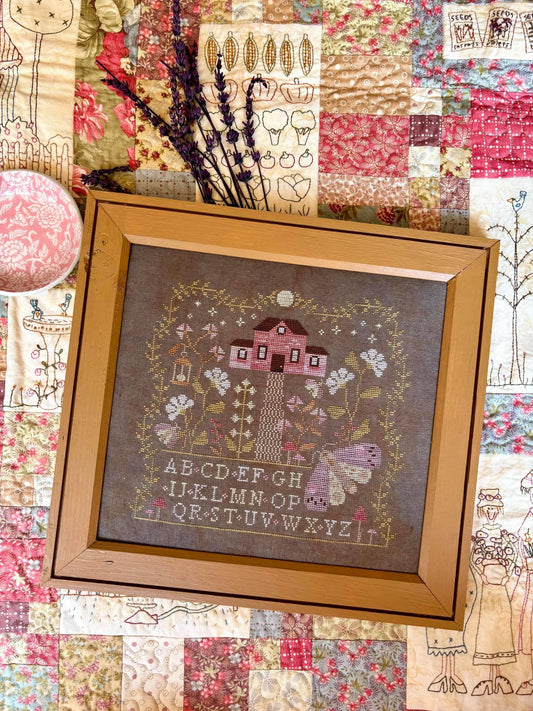 Moonlight Garden Sampler by Blueberry Ridge Design (PRE-ORDER) - Cross Stitch Paper Pattern