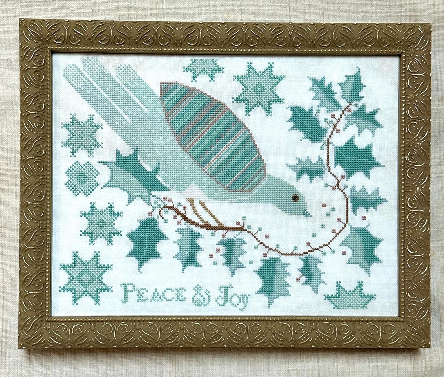 Peace & Joy by Kathy Barrick Needlework Designs (PRE-ORDER) - Cross Stitch Paper Pattern