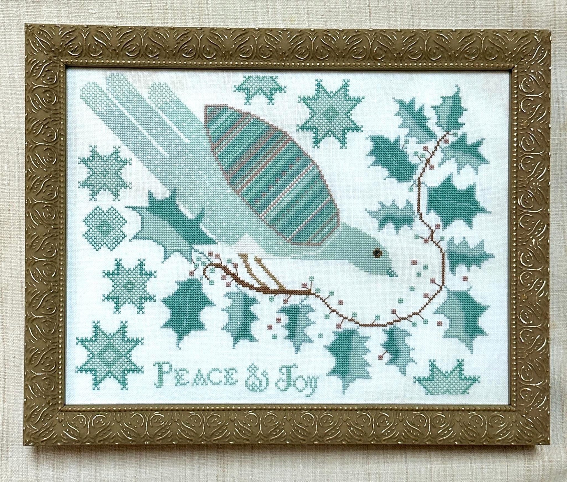 Peace & Joy by Kathy Barrick Needlework Designs (PRE-ORDER) - Cross Stitch Paper Pattern